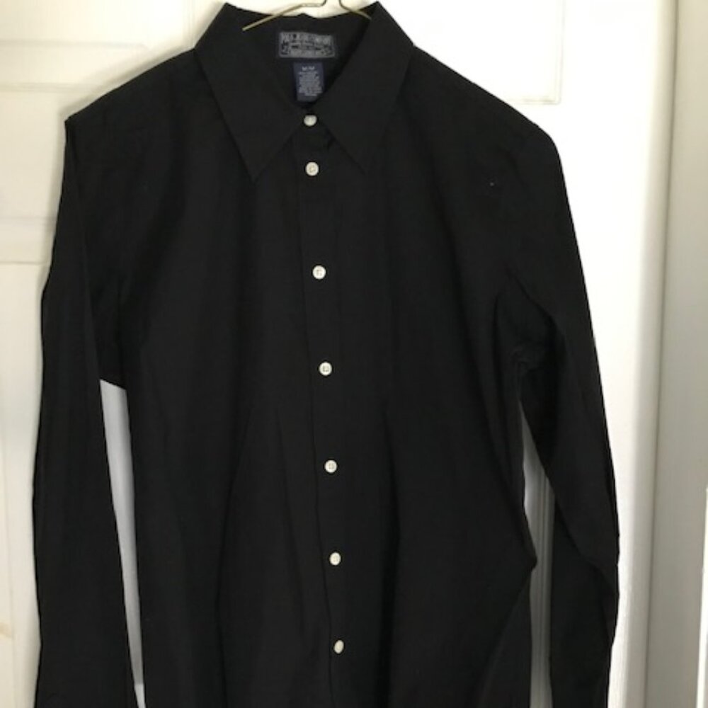 Polo Ralph Lauren Long Sleeve Black Button Down Shirt